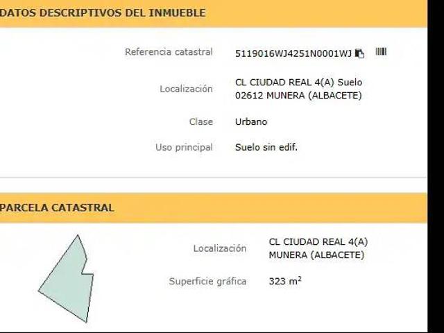Terreno en venta en Munera, Castilla-La Mancha