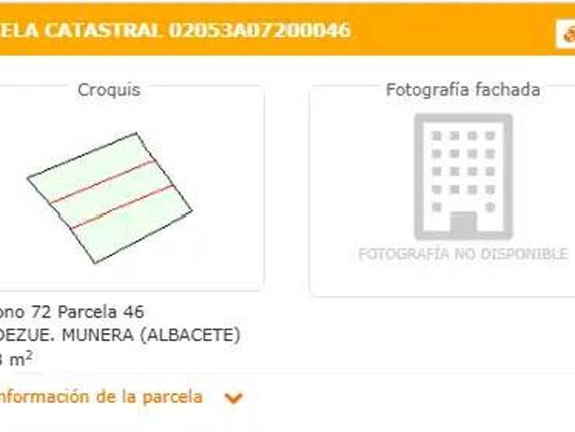 Terreno en venta en Munera, Castilla-La Mancha