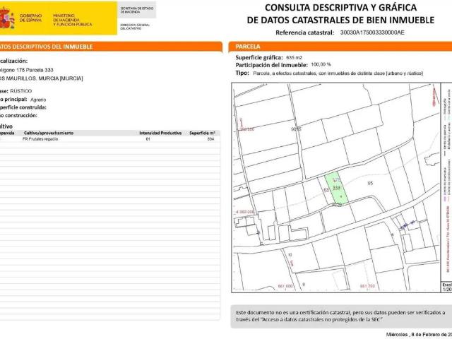 Terreno en venta en Área Metropolitana de Murcia, Murcia