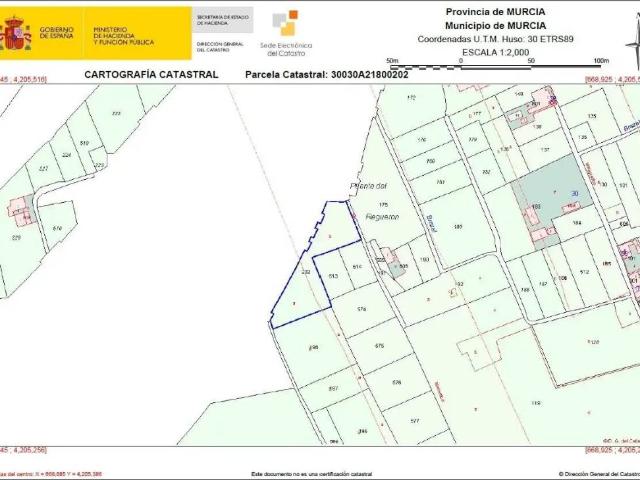 Terreno en venta en Beniaján, Área Metropolitana de Murcia