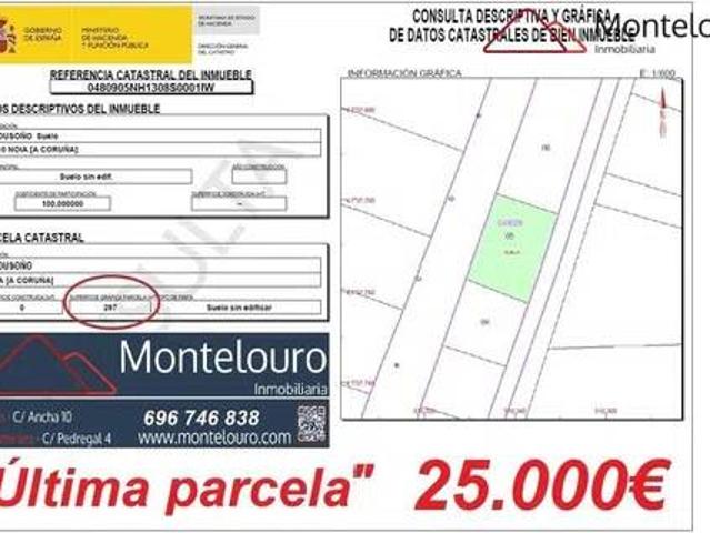 Terreno en venta en Noia, Galicia