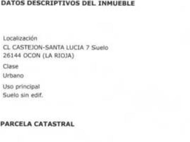 Terreno en venta en Ocón, La Rioja