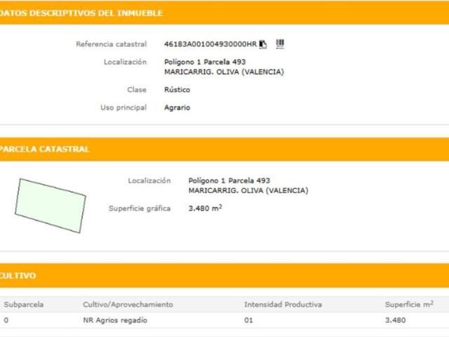 Terreno en venta en la Safor, Valencia