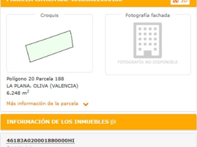 Terreno en venta en Oliva, València / Valencia