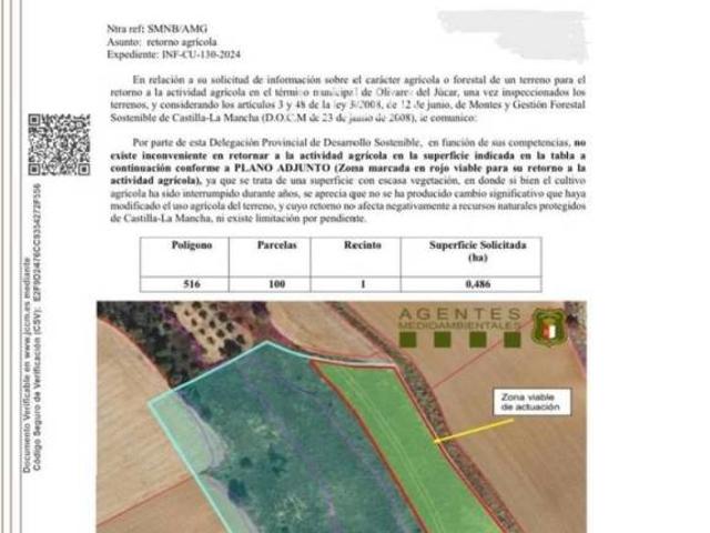 Terreno en venta en Olivares De Júcar, Castilla-La Mancha