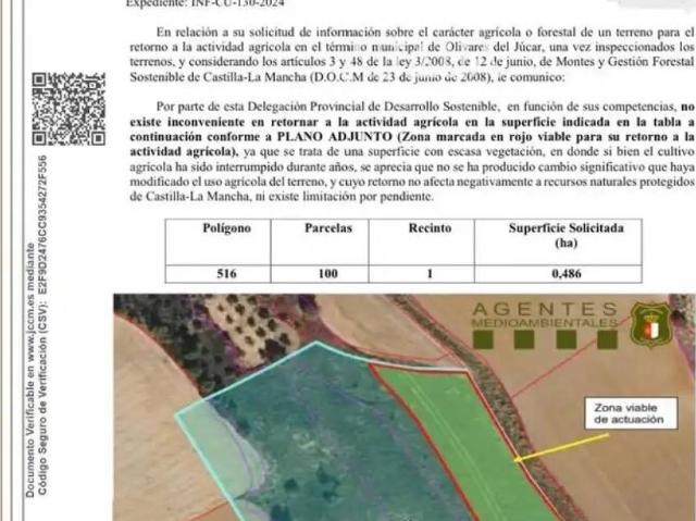 Terreno en venta en Olivares De Júcar, Castilla-La Mancha