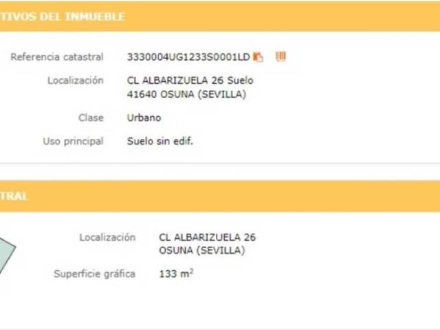 Terreno en venta en Osuna, Andalucía