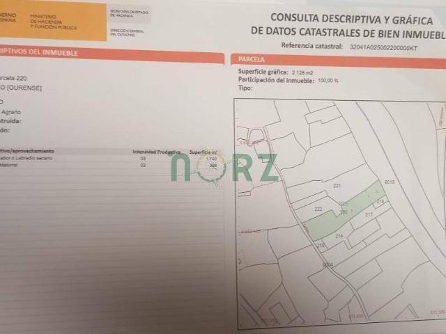 Terreno en venta en Ourense