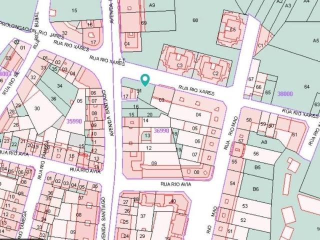 Terreno en venta en Ourense, O Vinteún