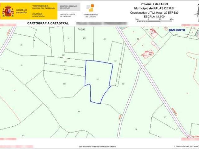 Terreno en venta en A Ulloa, Galicia