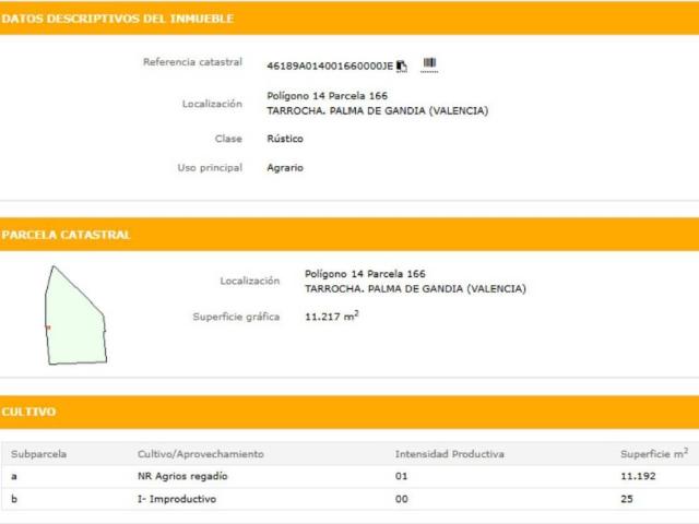 Terreno en venta en la Safor, Valencia