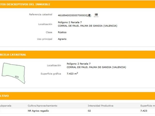 Terreno en venta en la Safor, Valencia