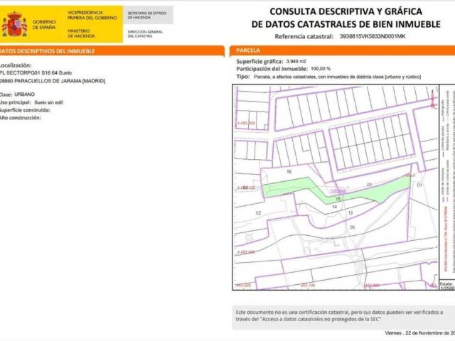 Terreno en venta en Paracuellos De Jarama, Madrid