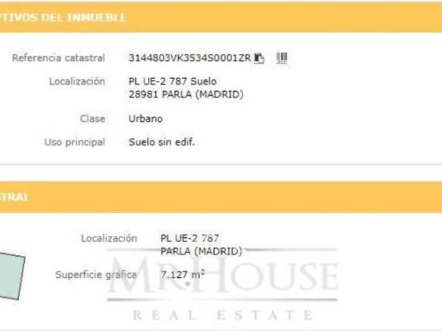 Terreno en venta en Parla, Madrid