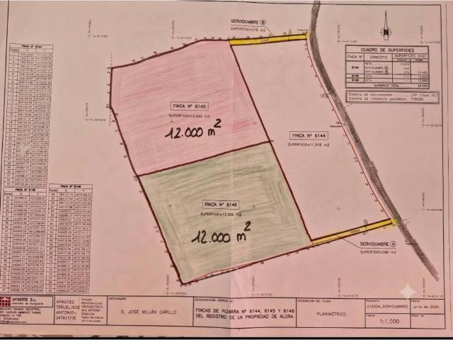 Terreno en venta en Valle del Guadalhorce, Andalucía