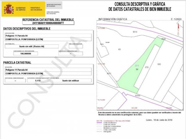Terreno en venta en El Bierzo, Castilla y León