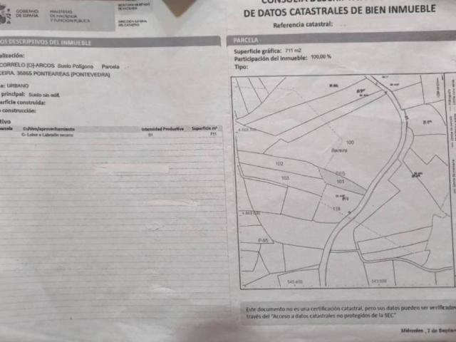 Terreno en venta en O Condado, Galicia