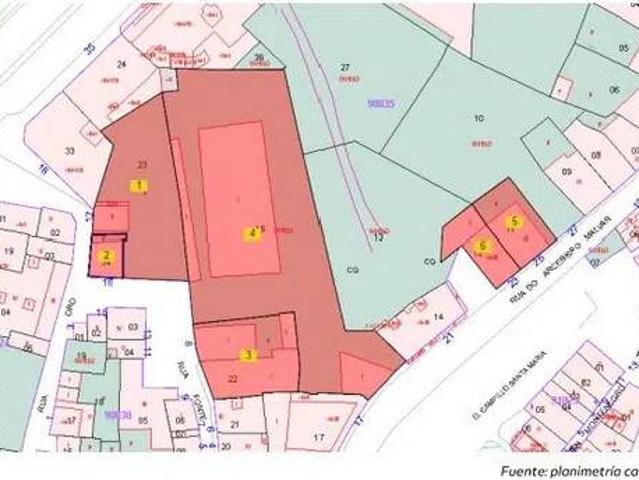 Terreno en venta en Casco Antigo, Pontevedra