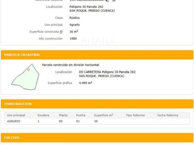 Terreno en venta en Priego, Castilla-La Mancha