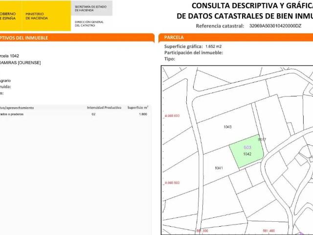 Terreno en venta en Terra da Celanova, Galicia