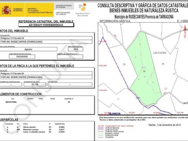 Terreno en venta en Baix Camp, Catalunya