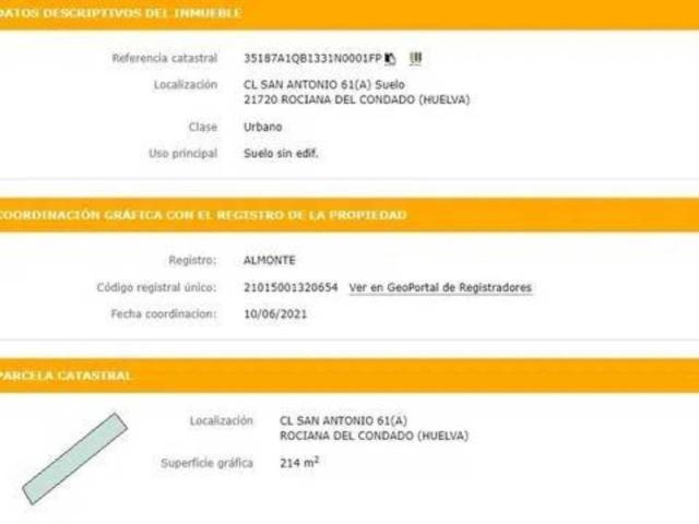 Terreno en venta en El Condado, Andalucía