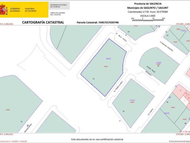 Terreno en venta en el Port de Sagunt, el Camp de Morvedre