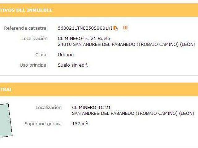Terreno en venta en Trobajo del Camino, San Andrés Del Rabanedo