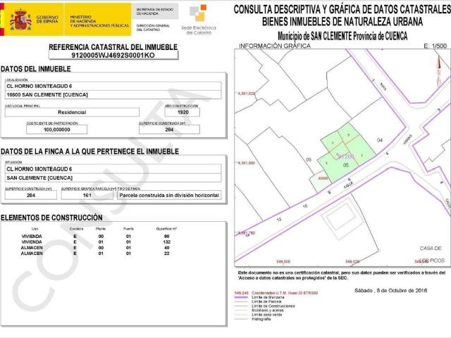 Terreno en venta en San Clemente, Castilla-La Mancha