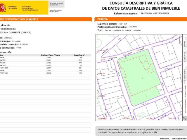 Terreno en venta en San Clemente, Castilla-La Mancha