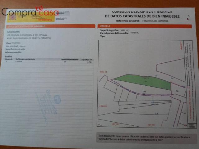 Terreno en venta en San Cristóbal De Segovia, Castilla y León