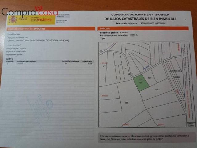 Terreno en venta en San Cristóbal De Segovia, Castilla y León