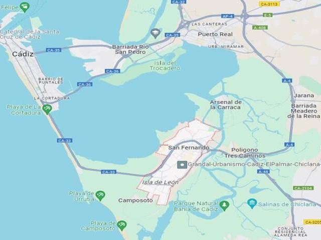 Terreno en venta en Bahía de Cádiz, Andalucía