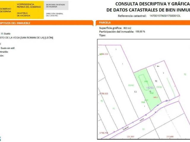 Terreno en venta en San Justo De La Vega, Castilla y León
