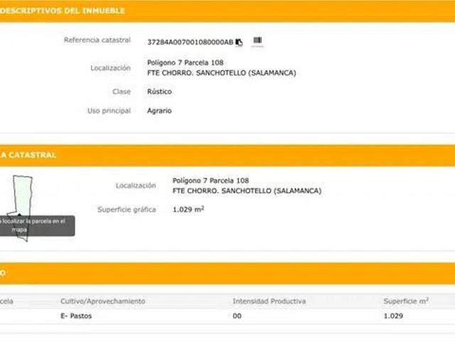Terreno en venta en Sanchotello, Castilla y León