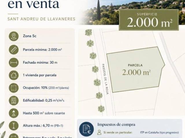 Terreno en venta en Maresme, Catalunya