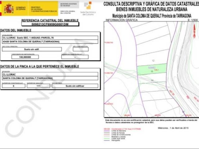 Terreno en venta en Conca de Barberà, Catalunya