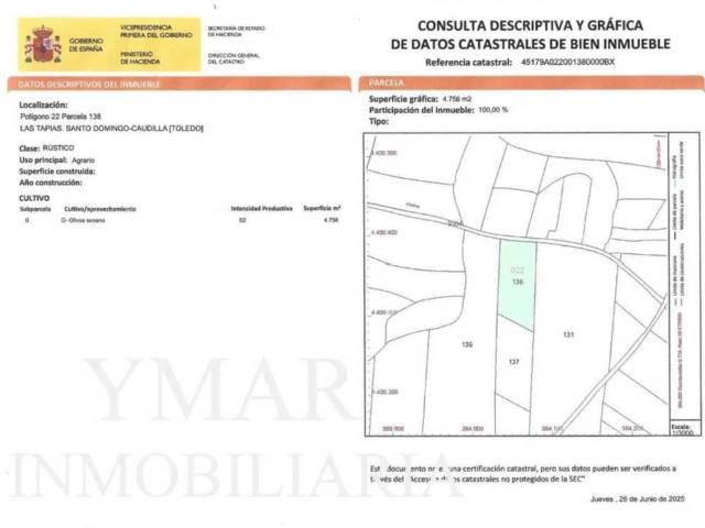 Terreno en venta en Santo Domingo-caudilla, Castilla-La Mancha