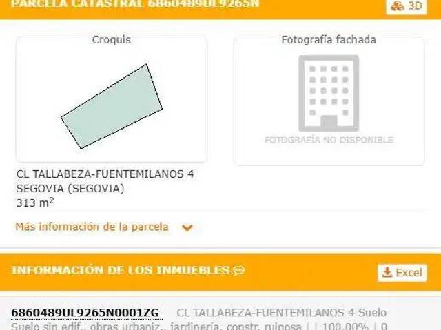 Terreno en venta en Segovia, Castilla y León