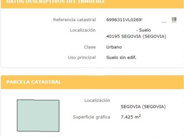 Terreno en venta en Hontoria, Segovia
