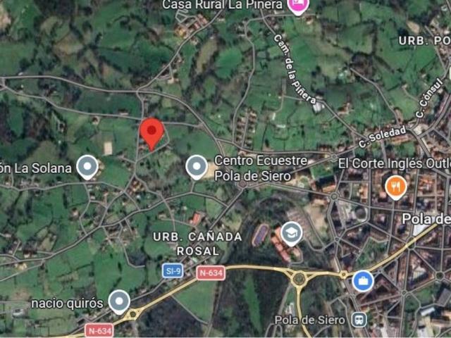 Terreno en venta en La Piñera, Siero