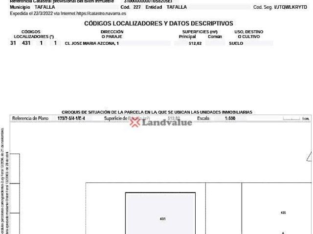 Terreno en venta en Erdialdea, Navarra