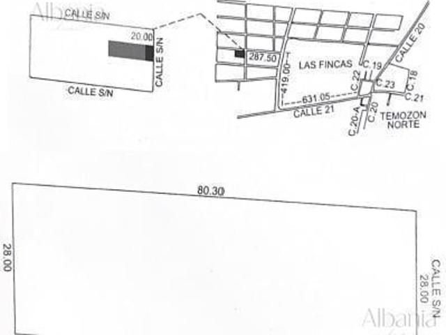 Terreno en venta en Temozón, Yucatán