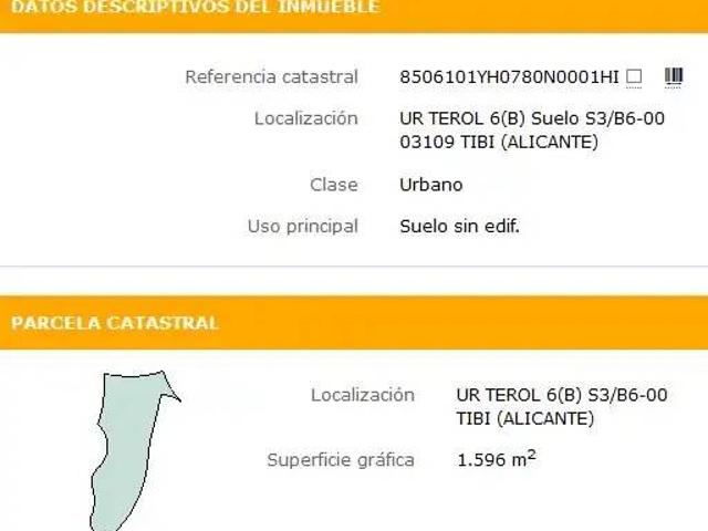 Terreno en venta en Finca Terol, l'Alcoià