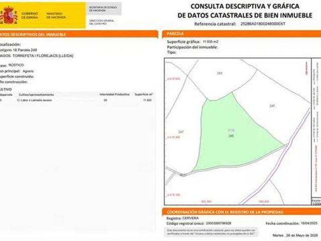 Terreno en venta en Segarra, Catalunya