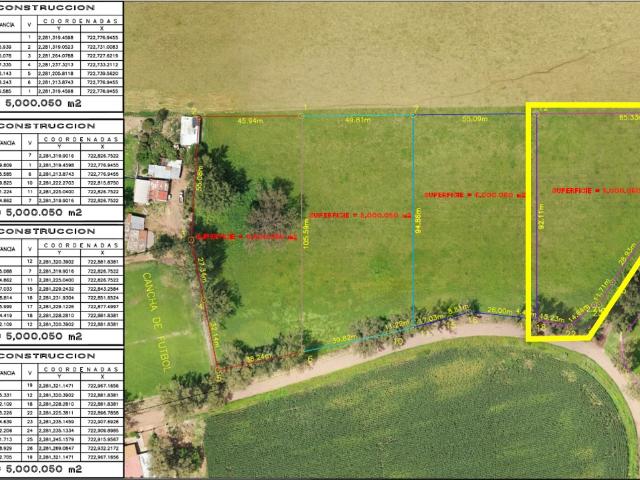Terreno en venta en Tepatitlán de Morelos, Región Ciénega