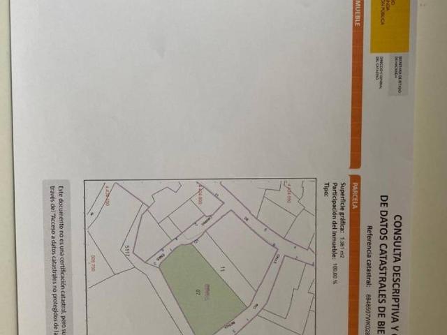 Terreno en venta en Tribaldos