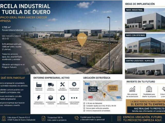 Terreno en venta en Tudela De Duero, Castilla y León
