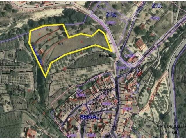 Terreno en venta en la Vall de Gallinera, Alacant / Alicante