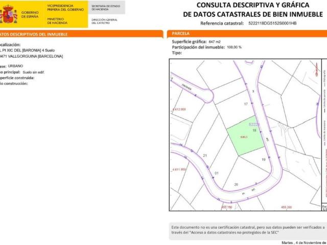 Terreno en venta en Baronía del Montseny, Vallès Oriental